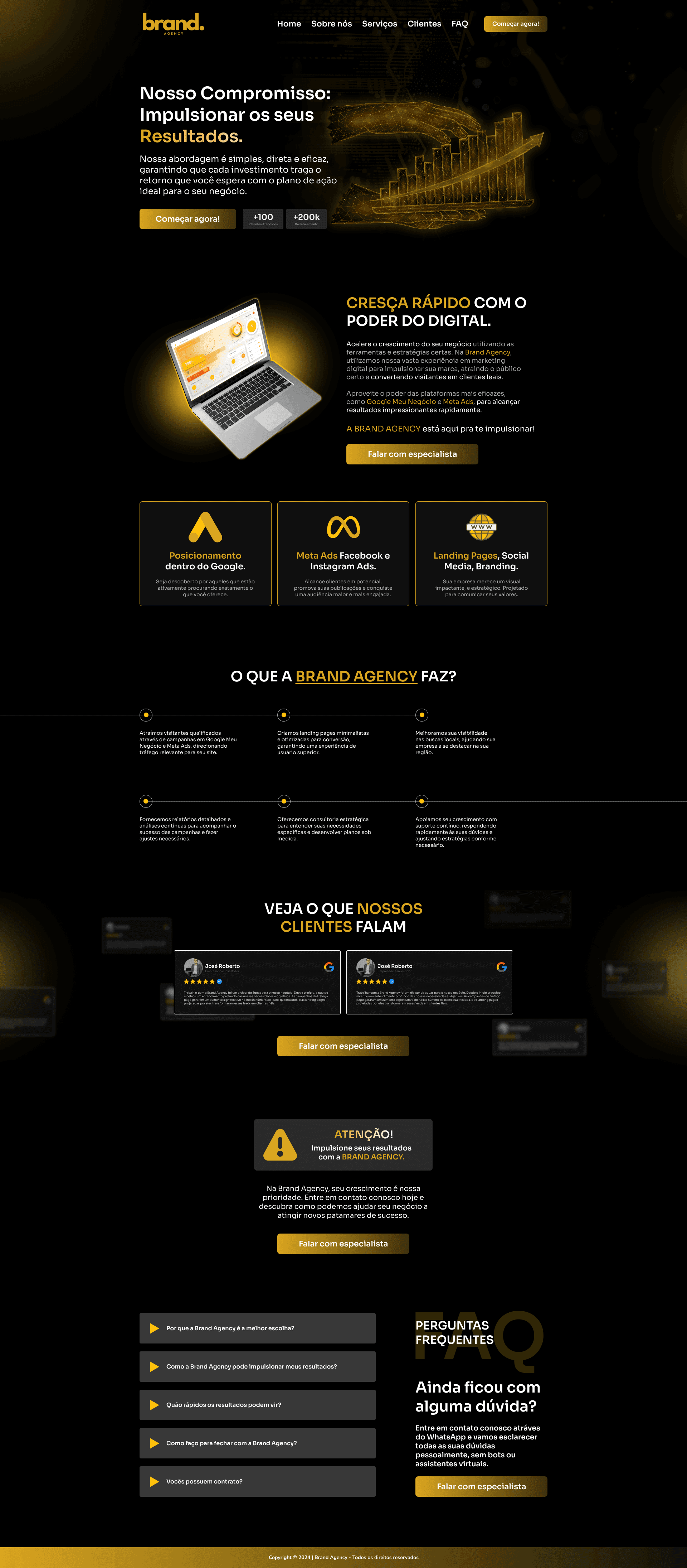 Landing Page — Agência de Marketing